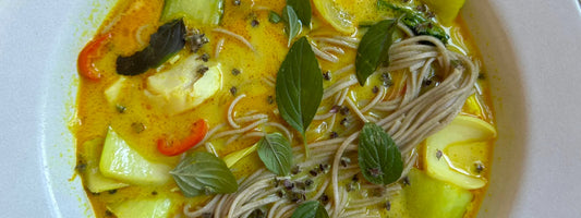 Spicy Thai Coconut Curry Fish Soup